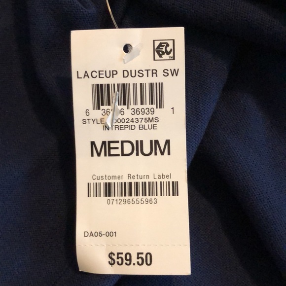 Jm Collection Lace-up-Sleeve Cardigan - Picture 4 of 6